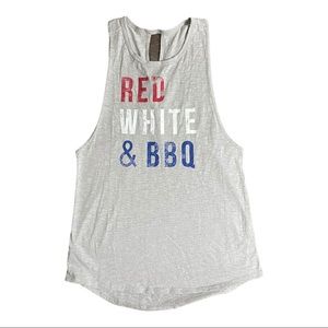 BCG red, white, & bbq tank